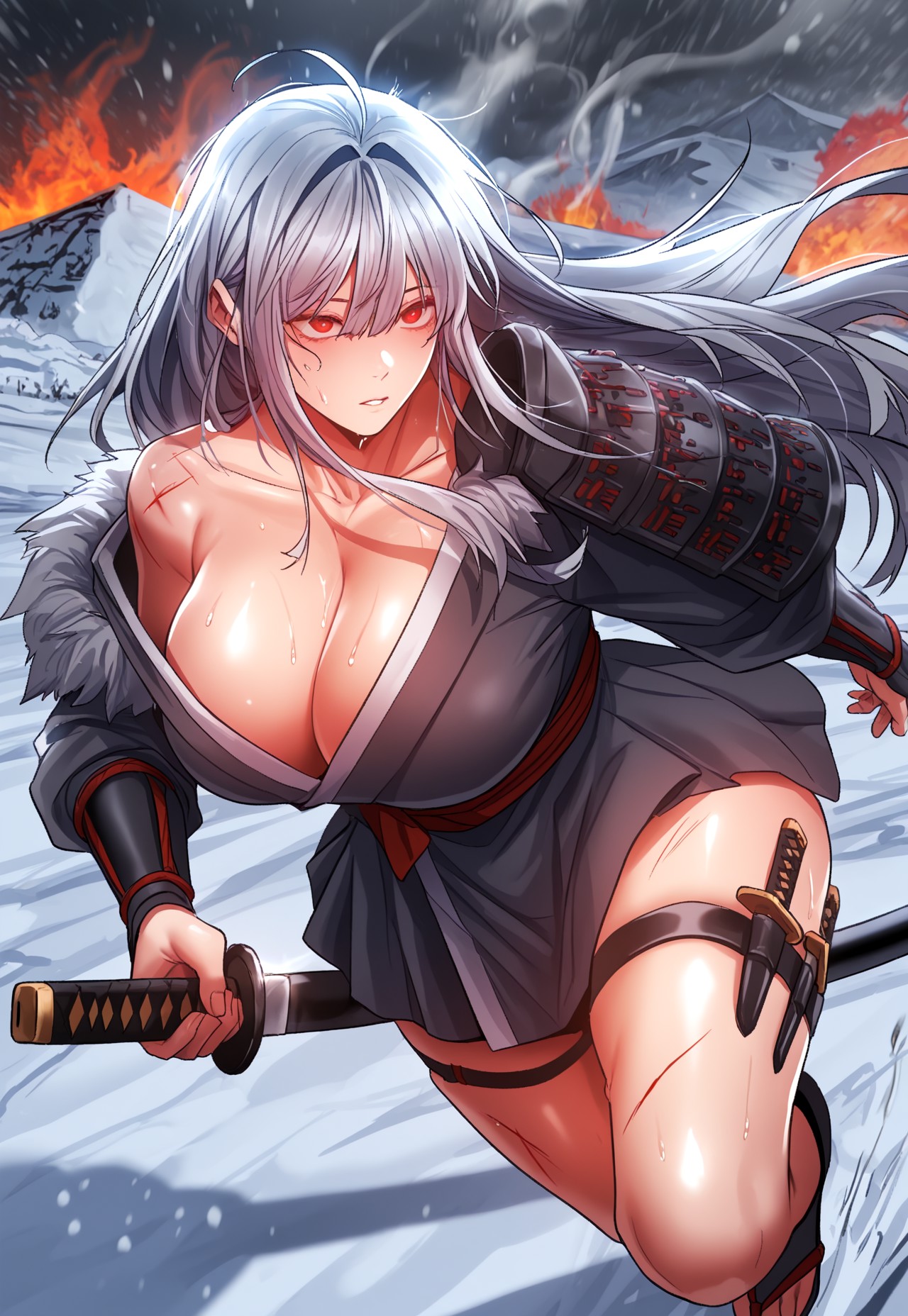 SNOW BATTLE POV – KIMONO CLEAVAGE OFF-SHOULDER" page 4 full