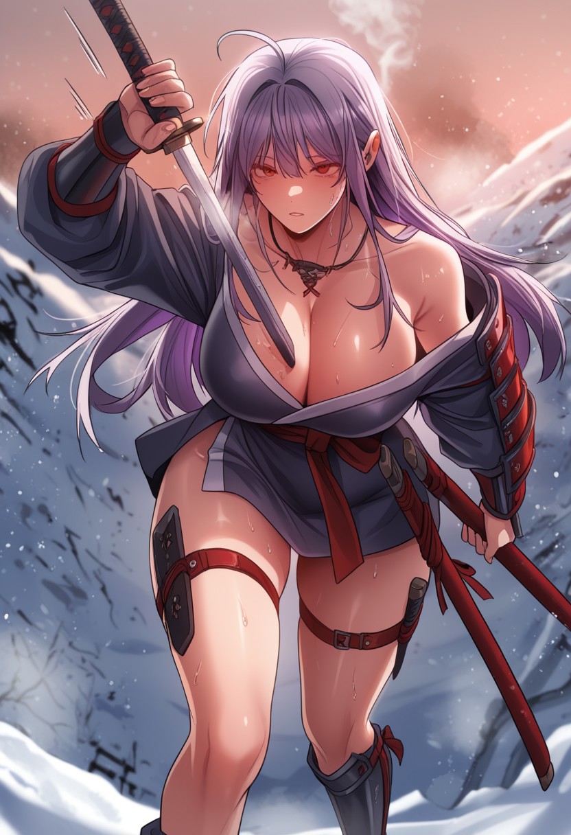 SNOW BATTLE POV – KIMONO CLEAVAGE OFF-SHOULDER" page 9 full