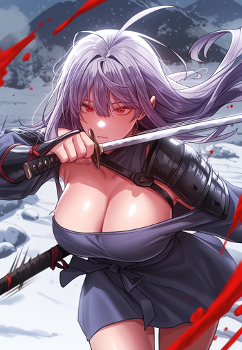 SNOW BATTLE POV – KIMONO CLEAVAGE OFF-SHOULDER" cover