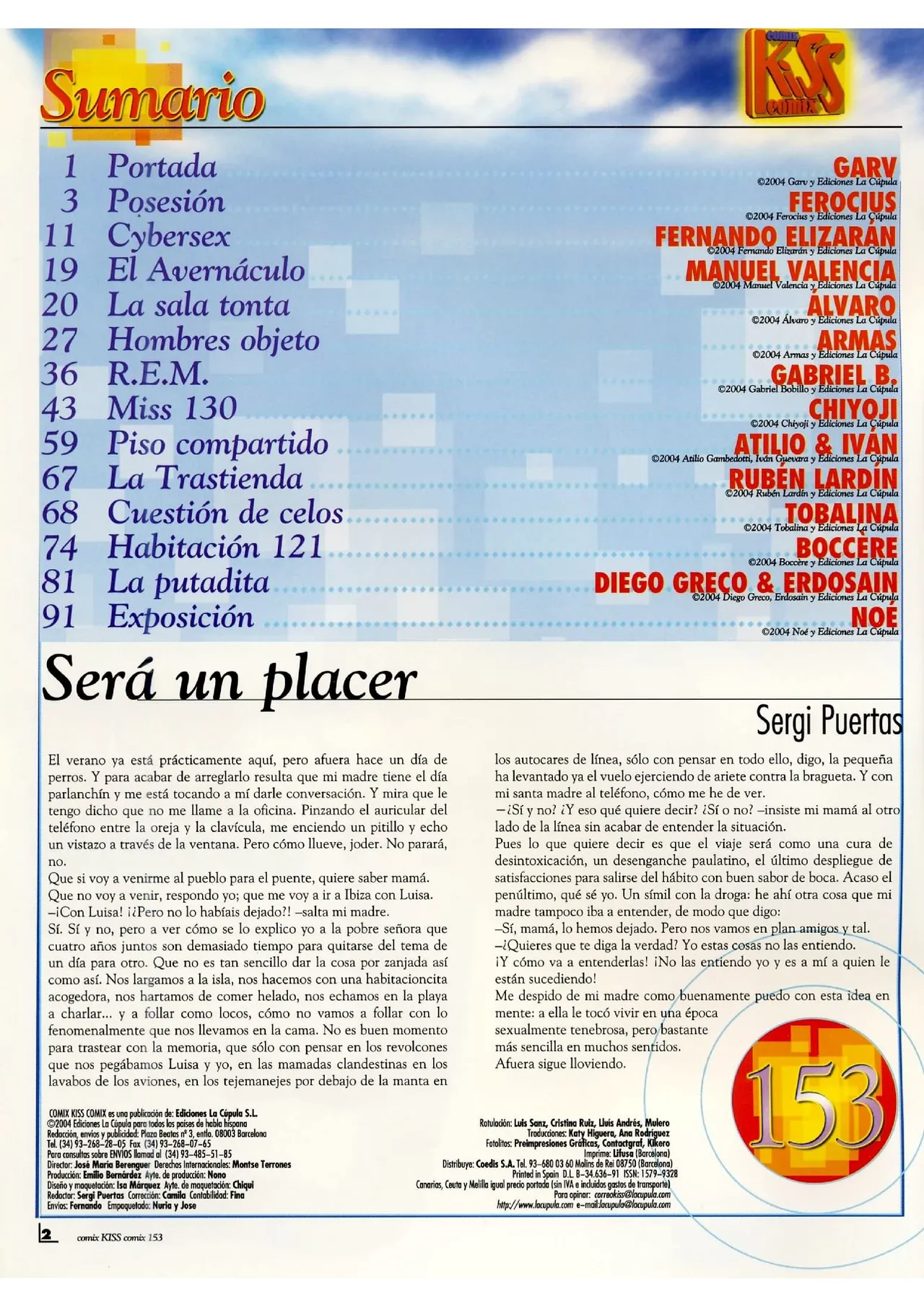 Kiss Comix #153 page 2 full