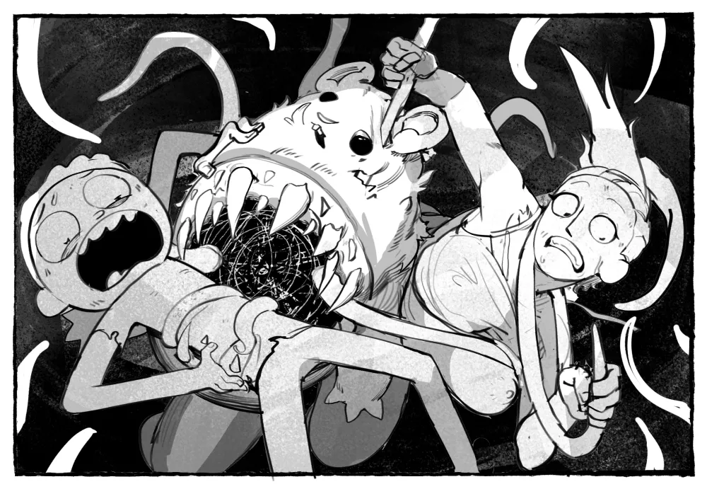 That Time me and my younger brother got stranded in some alien planet and can't get back home. Also I'm secretly attracted to him and I think he is attracted to me too. But I can't say anything- page 10 full