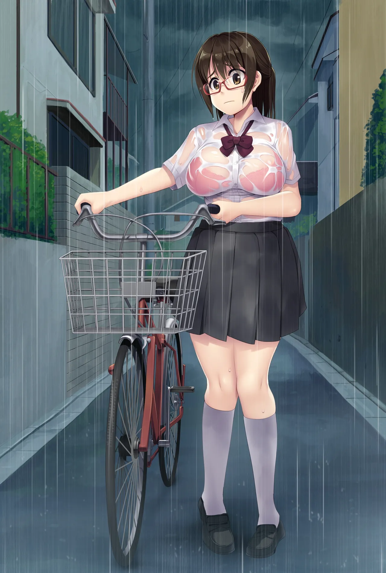 Transparent raincoat exposure page 1 full