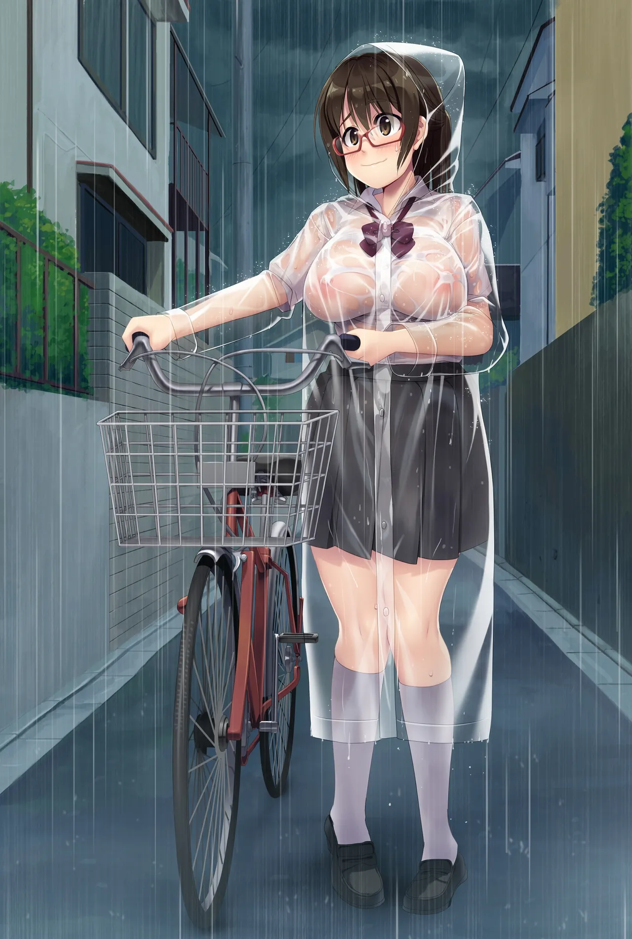Transparent raincoat exposure page 4 full