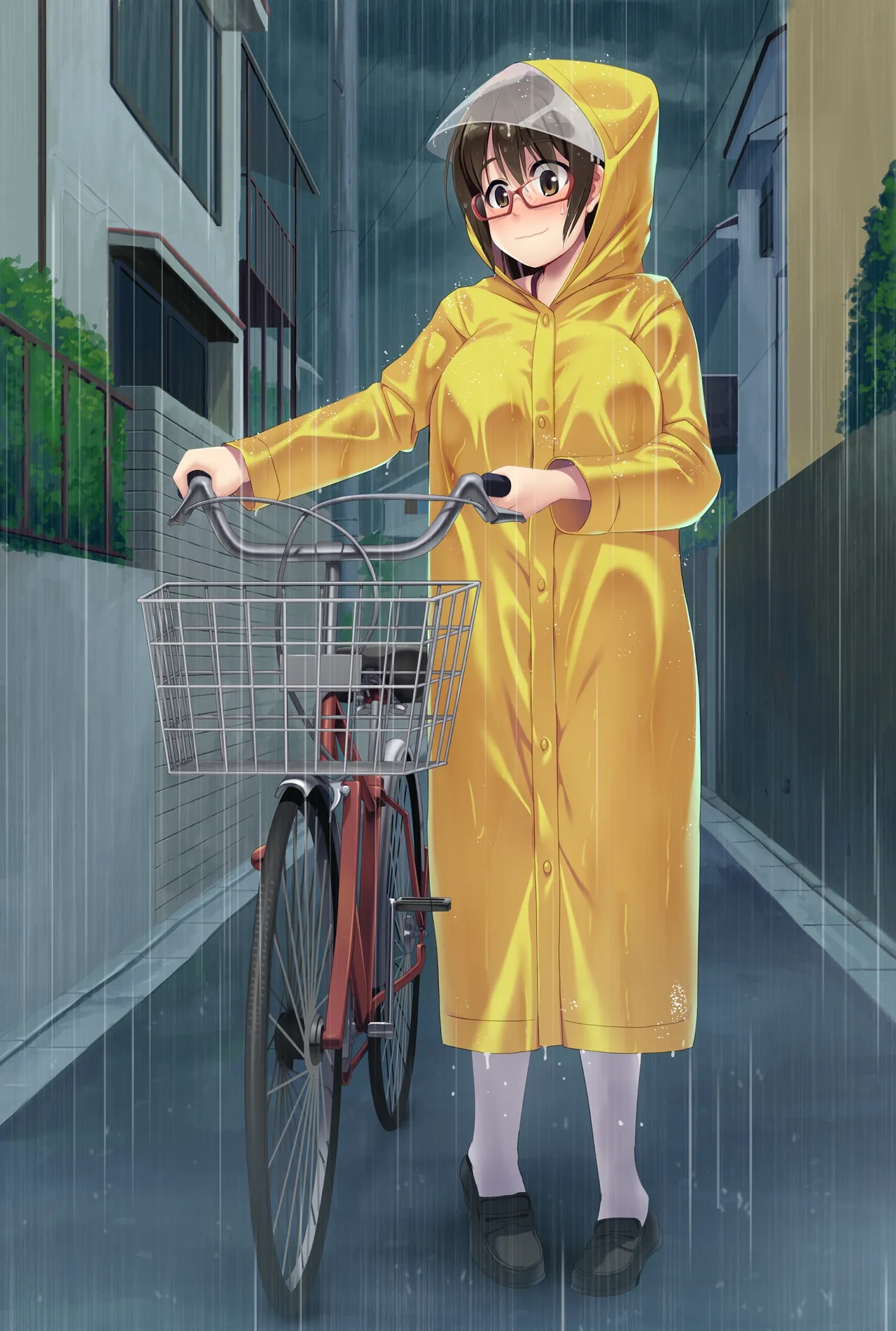 Transparent raincoat exposure page 7 full
