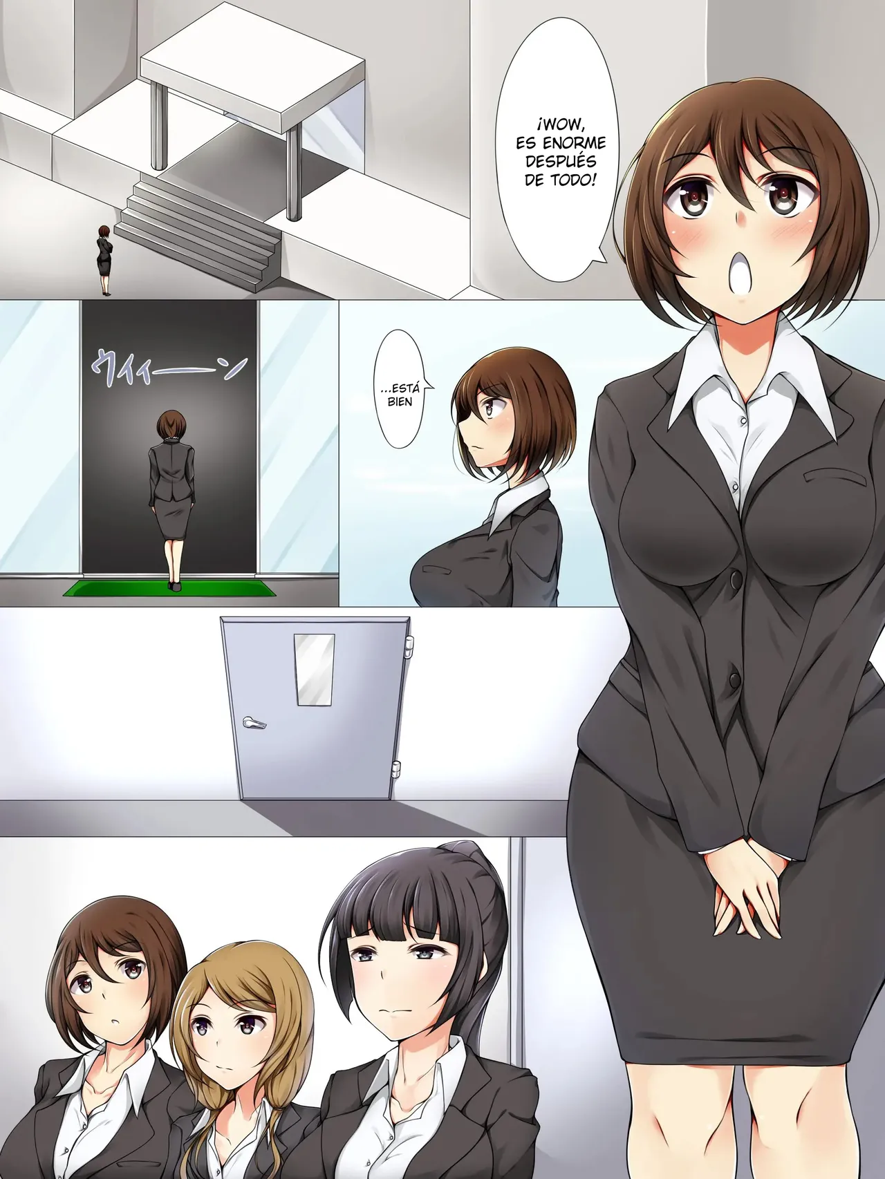 Shinsotsu Saimin Kenshuu ~ Shachou no Meirei wa Zettai no Shachiku Choukyou｜Iniciación a la Hipnosis para Nuevas Empleadas ~ El Adoctrinamiento de Esclavas Corporativas donde las Órdenes del Presidente son Absolutas page 2 full