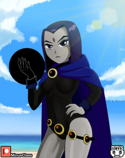 Raven tee titans by artist:minusclass