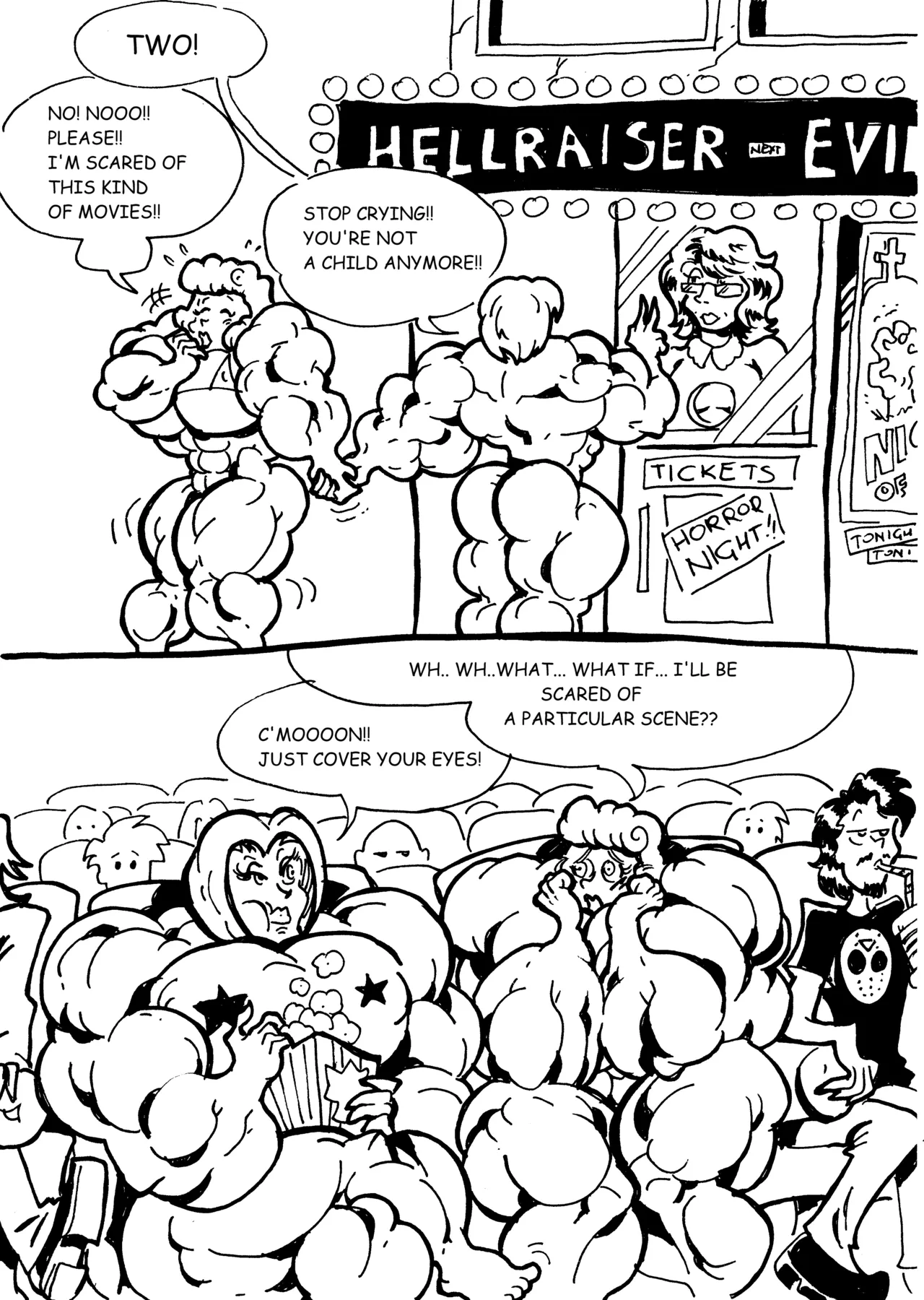 Sylvie 'n' Sara - Horror Movie page 1 full