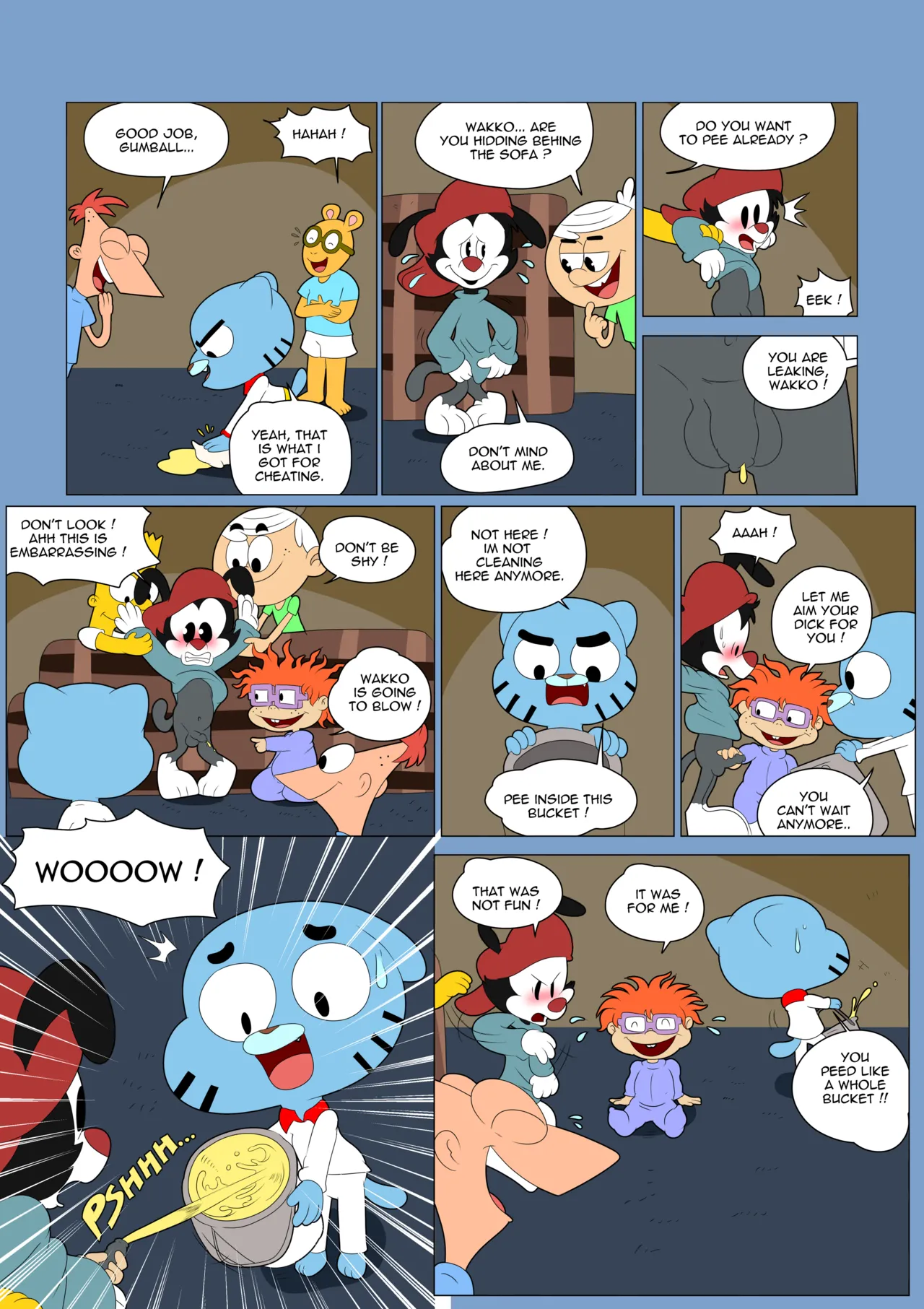 Boys Sleep-ee Over page 3 full