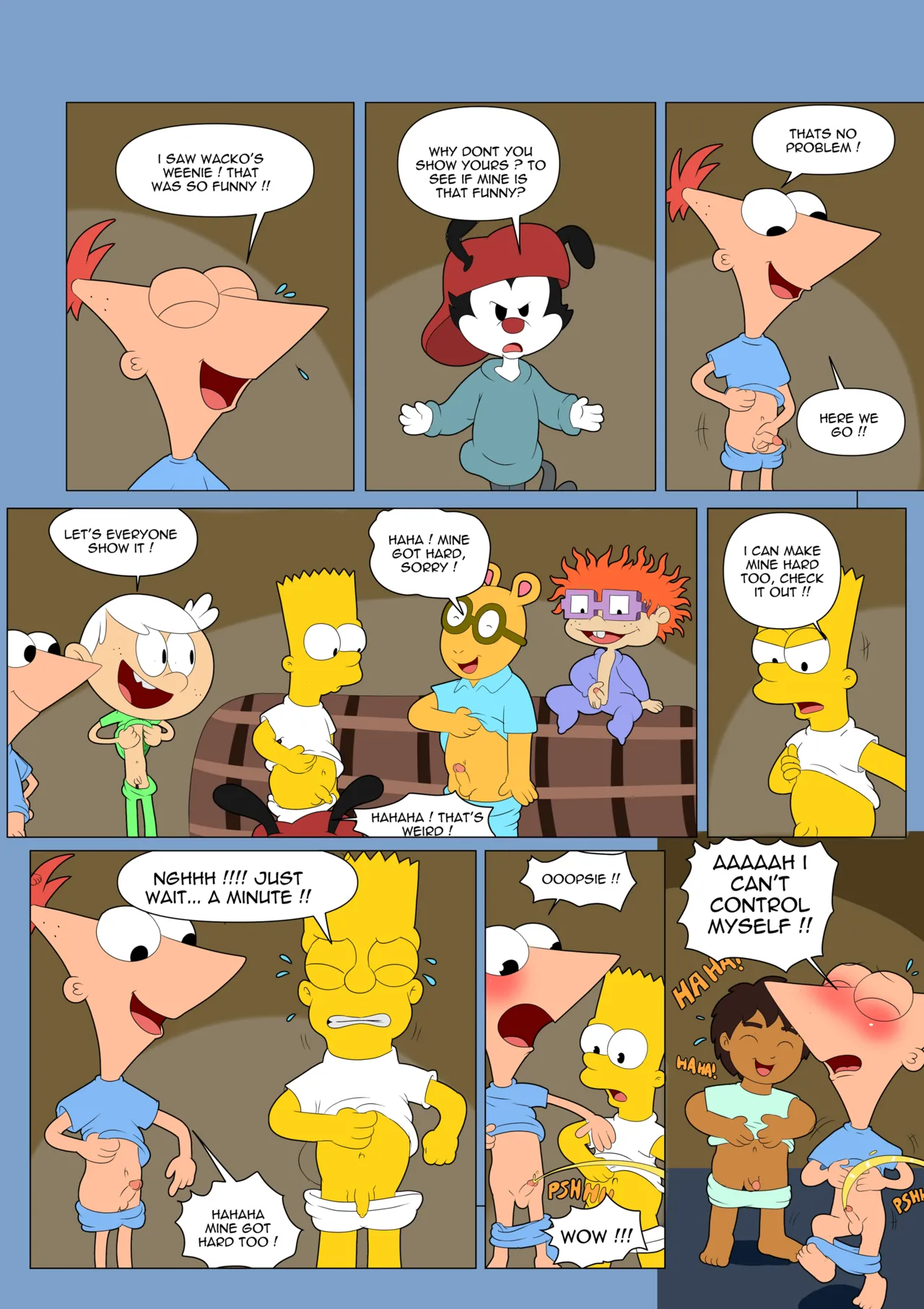 Boys Sleep-ee Over page 4 full