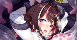 Skeb AZki 抱き枕カバー触手絵