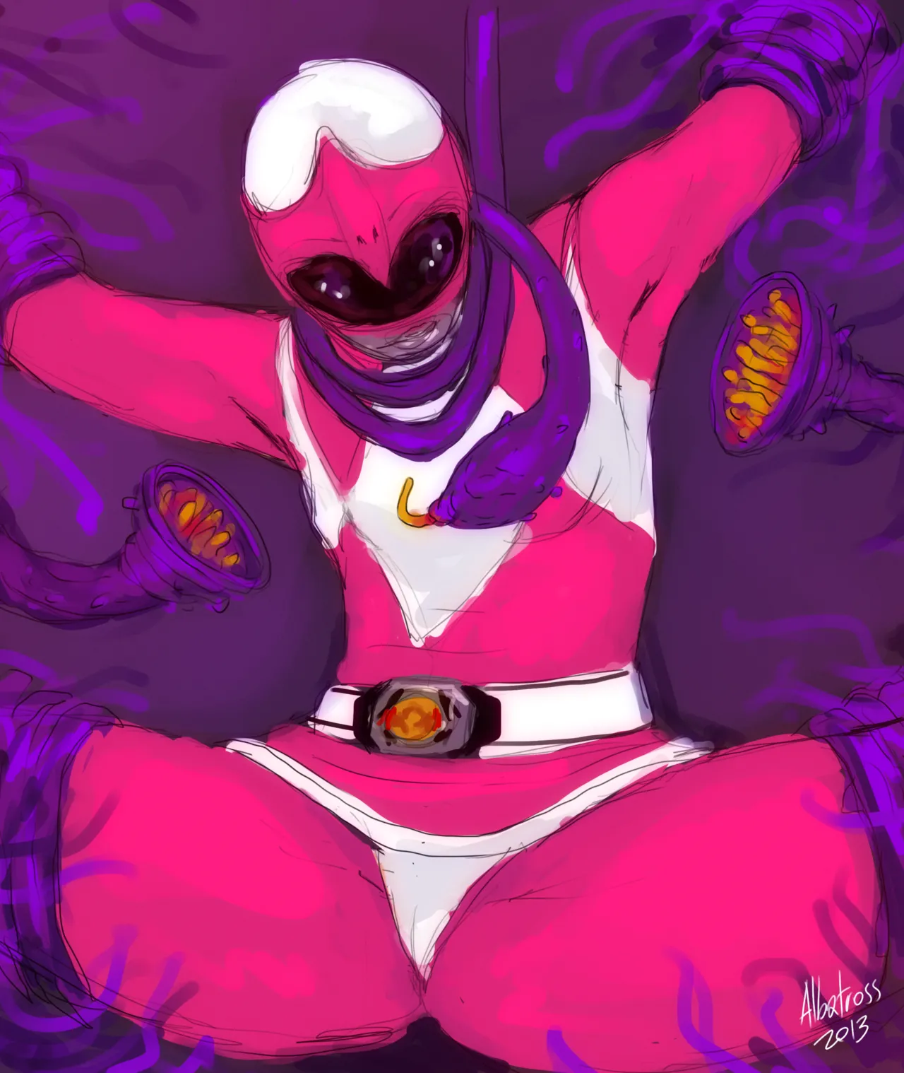 Power Ranger Corruption: Pink, Green, &amp; Yellow page 1 full