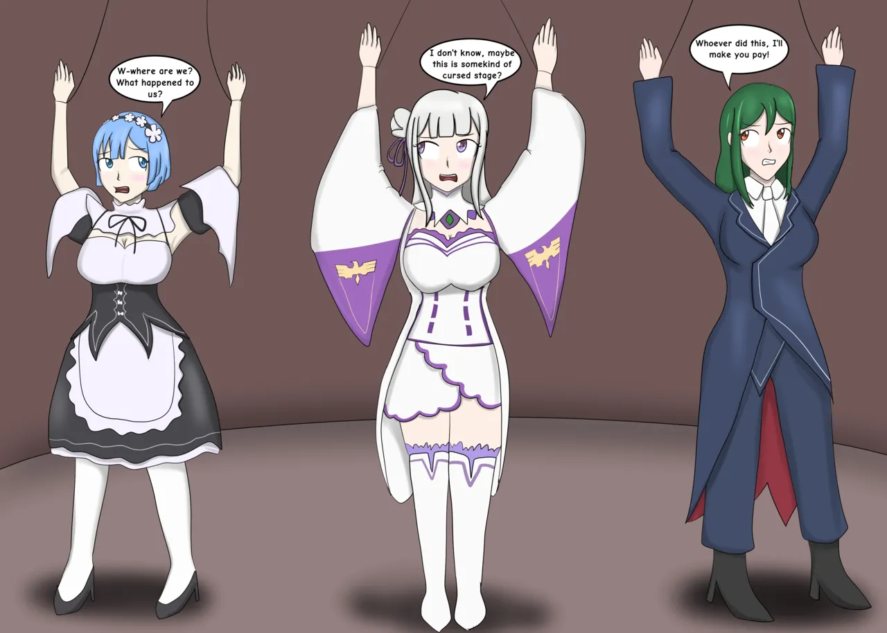 Rem, Emilia, Crush, And The Cursed Stage page 1 full