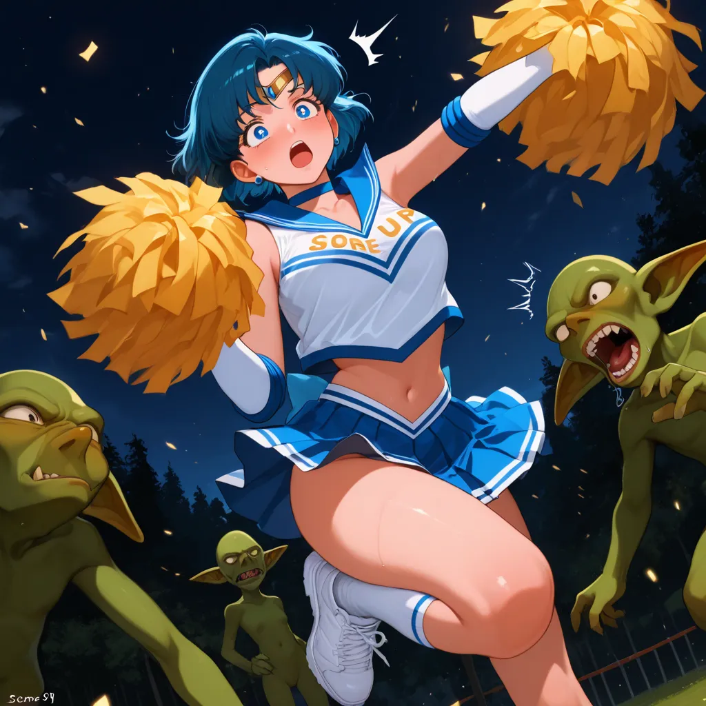 Sailor Mercury cheerleader page 2 full