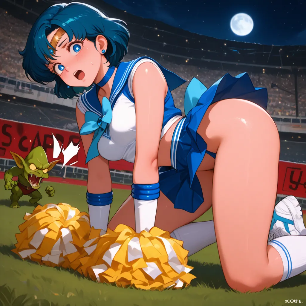 Sailor Mercury cheerleader page 3 full
