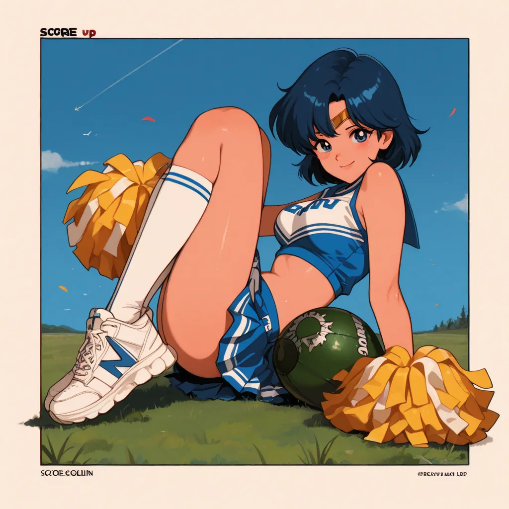Sailor Mercury cheerleader page 8 full