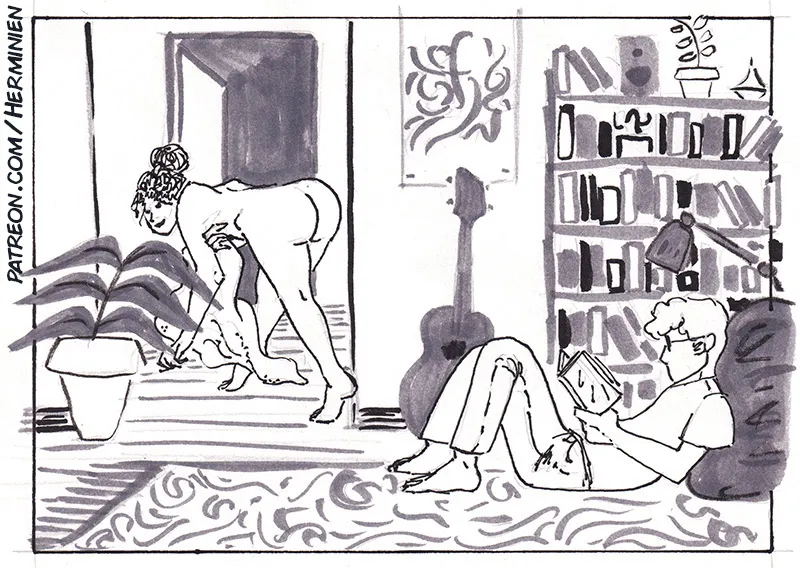JUDE &amp; JULIE #1 — Reading page 4 full