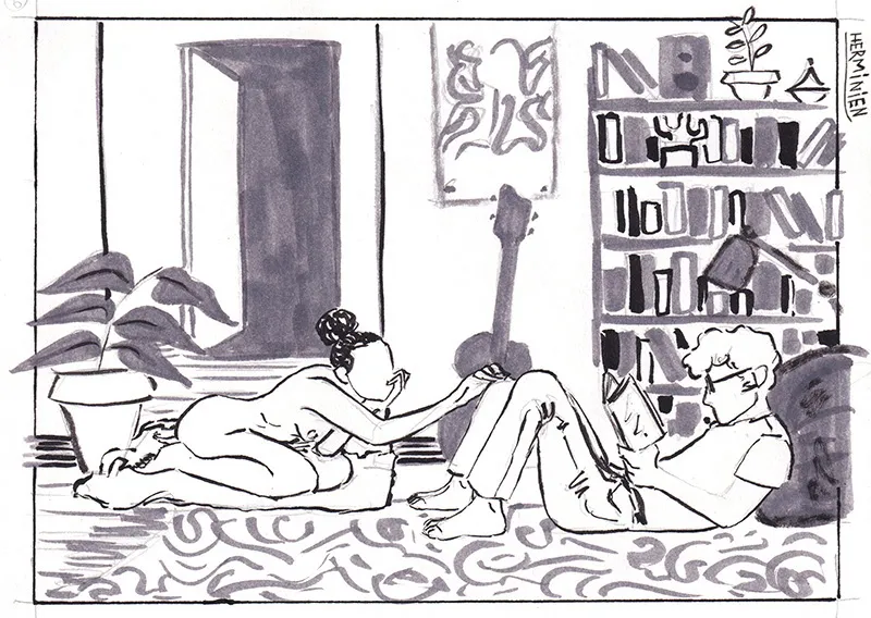 JUDE &amp; JULIE #1 — Reading page 6 full