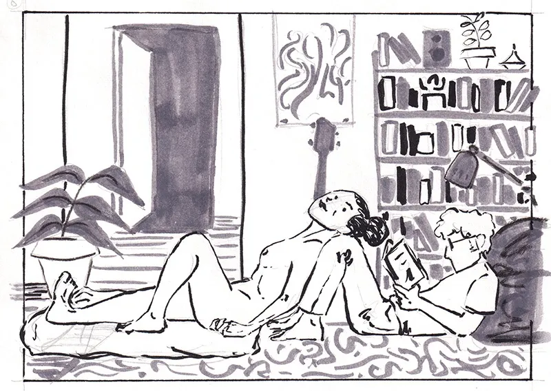 JUDE &amp; JULIE #1 — Reading page 8 full