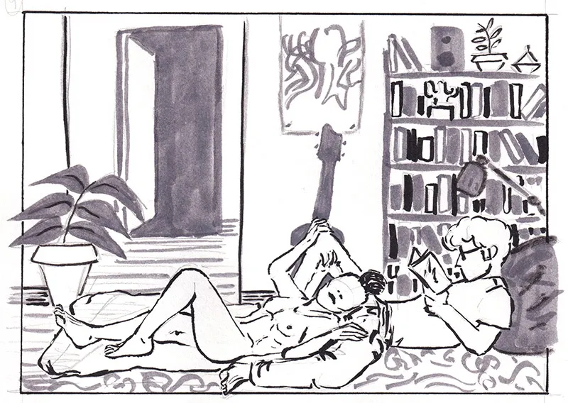 JUDE &amp; JULIE #1 — Reading page 9 full