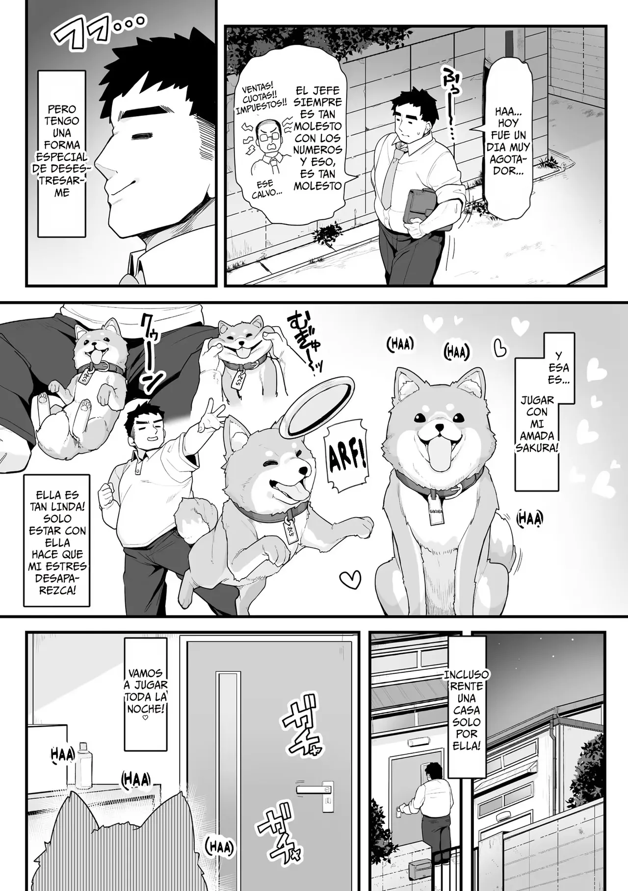 Sakura to Asobo! ~Chiccha Kawaii Joshi ni Henshin shita Aiken to Wanwan Koubi Therapy~｜¡Juega con Sakura! Guau Guau ~Terapia Sexual con Mi Perrita que Se Convierte en una Linda y Pequeña Chica~ page 3 full