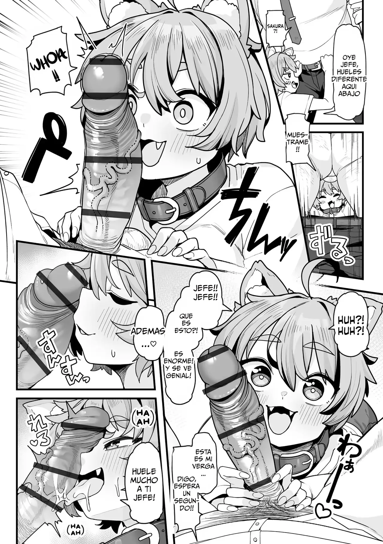 Sakura to Asobo! ~Chiccha Kawaii Joshi ni Henshin shita Aiken to Wanwan Koubi Therapy~｜¡Juega con Sakura! Guau Guau ~Terapia Sexual con Mi Perrita que Se Convierte en una Linda y Pequeña Chica~ page 8 full