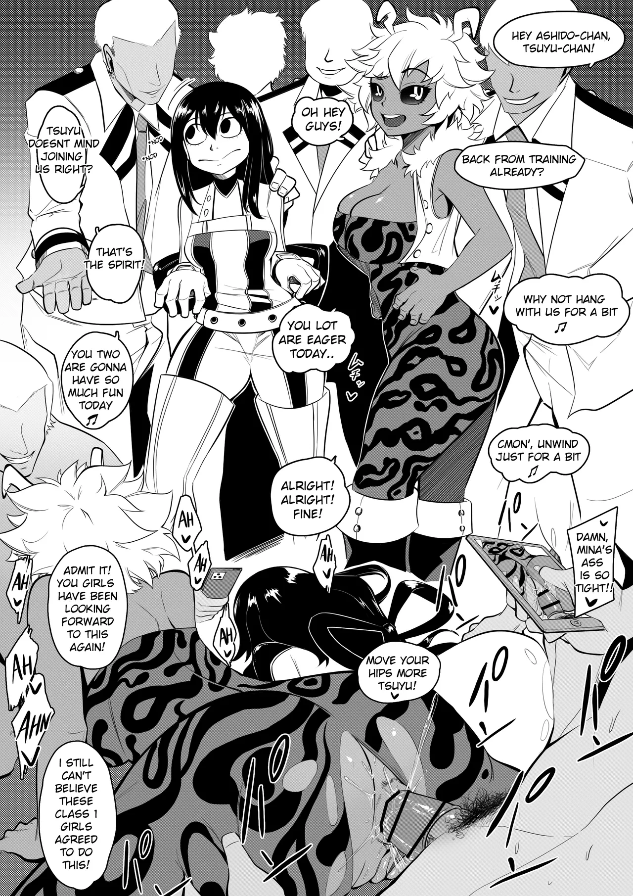 Mina &amp; Tsuyu Club Activities page 2 full