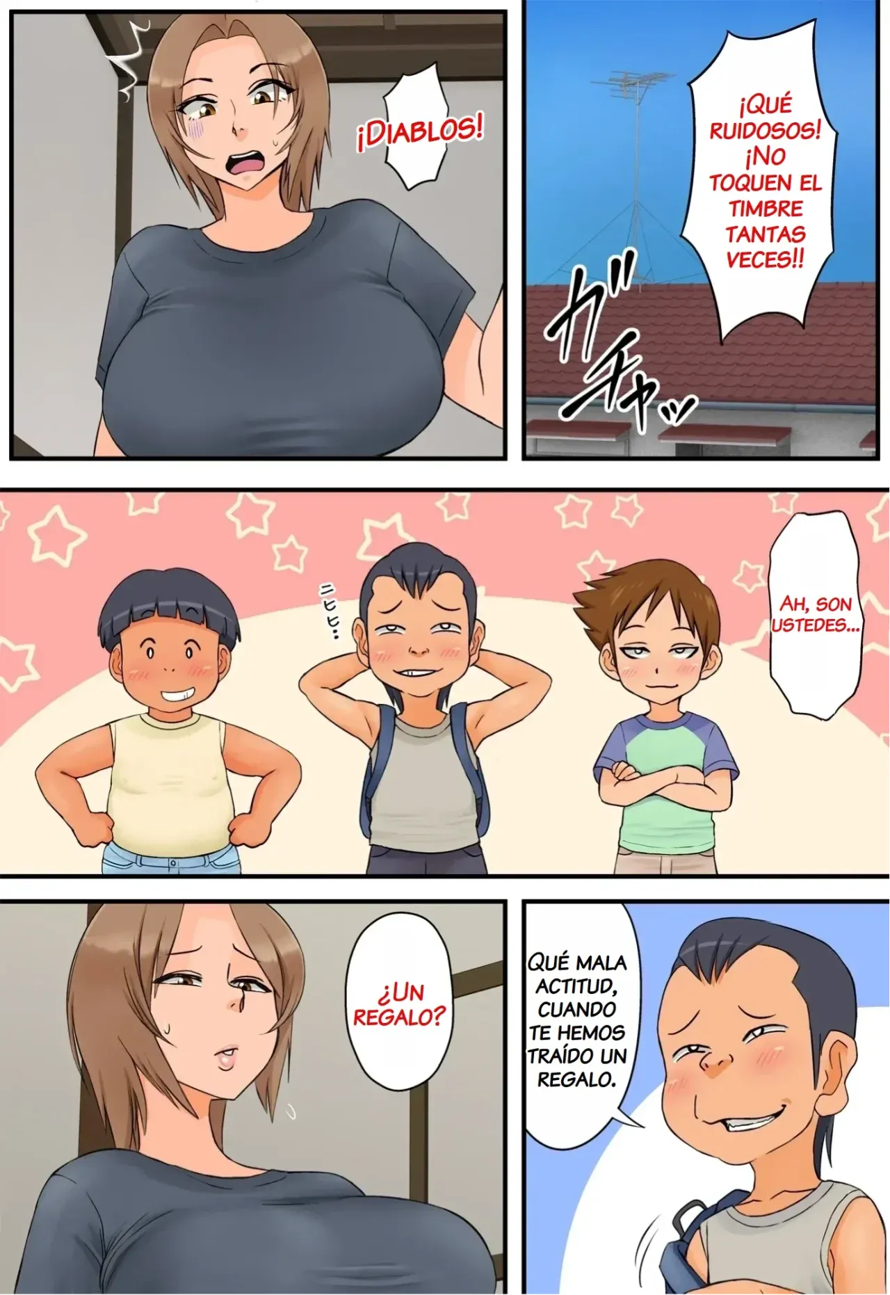 Tomodachi no Hahaoya ga Keitai no Motoyan datta node Yowami o Nigitte Yaritai Houdai shite mita 2｜Aprovechare la Debilidad de mi Amigo, Cuya Madre era una Ex-yanki y Hare lo que me Plazca con Ella 2 page 7 full