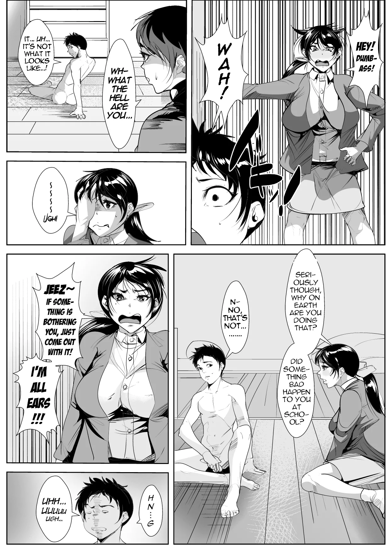 Musuko Chinpo ni Osowarete… | Assaulted by Her Son's Cock… page 6 full