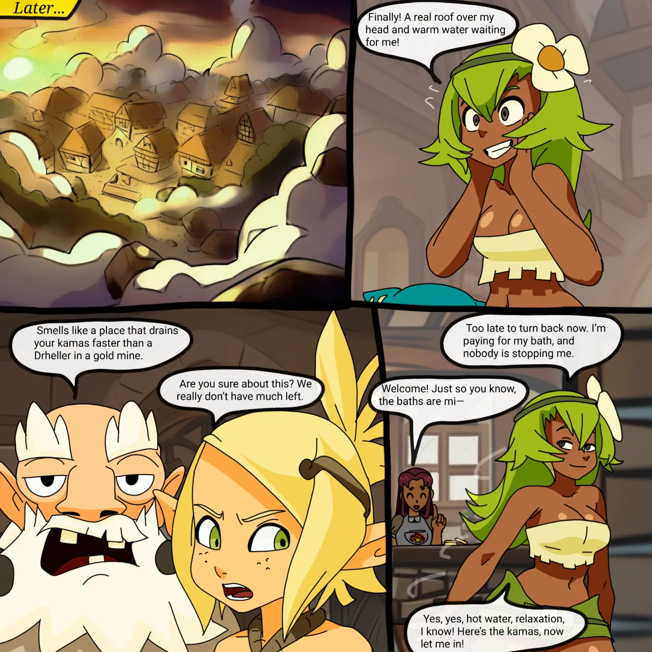 Wakfu Porn Parody - Amalias Slutty Hot Springs Adventure page 4 full