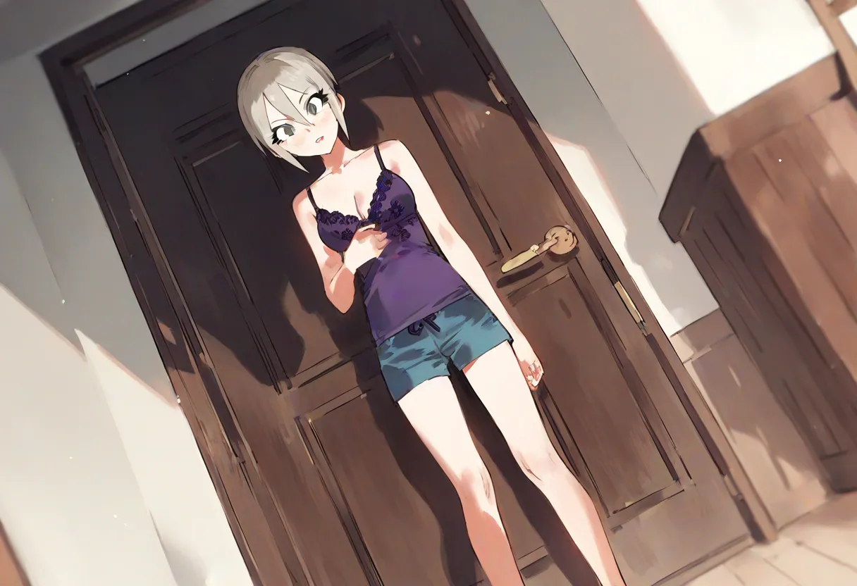 【cl-_-lo】【AI Generated】 周子が隣のデカチンに寝取られる話 page 4 full