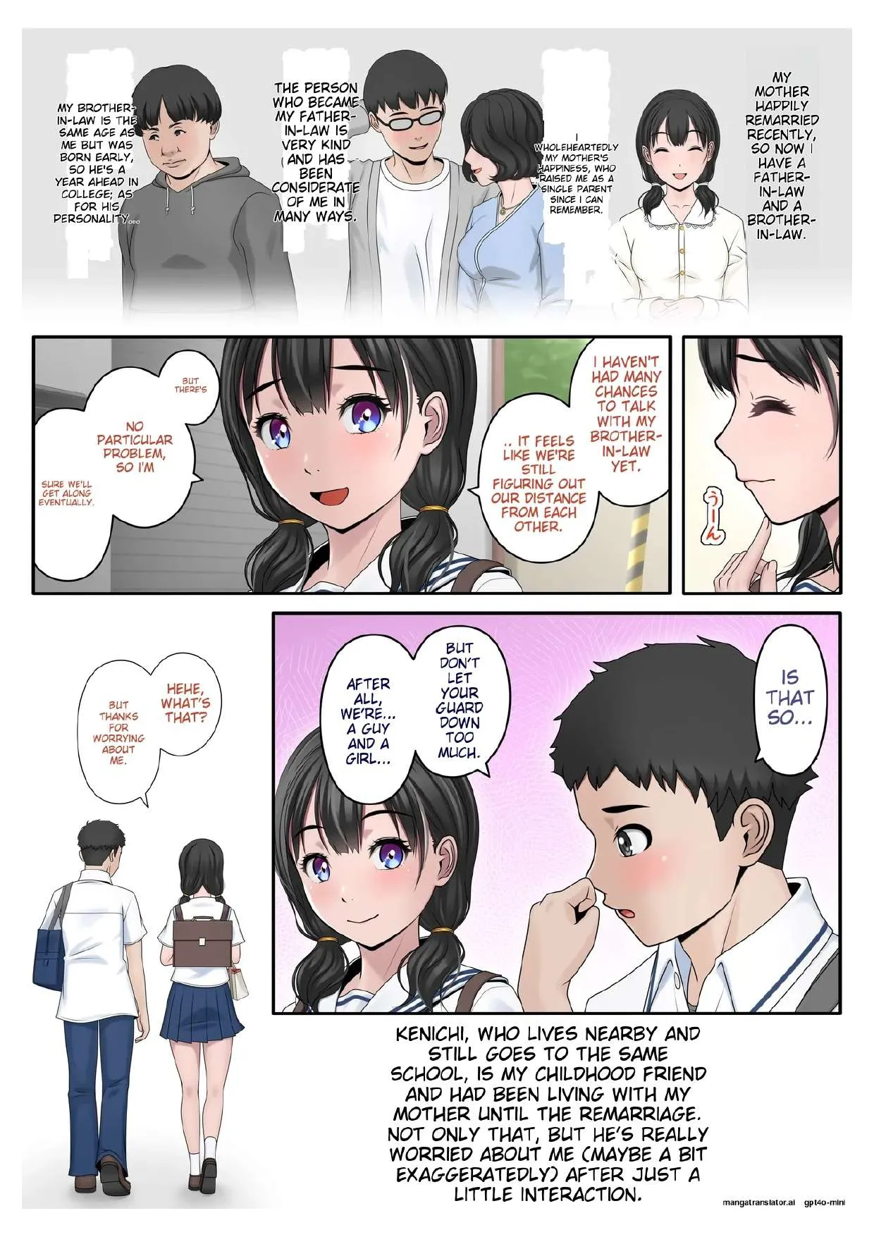 Kanojo no Bad Luck ~Oya no Saikon, Dekita Gikei wa Seijuu Datta~ page 5 full