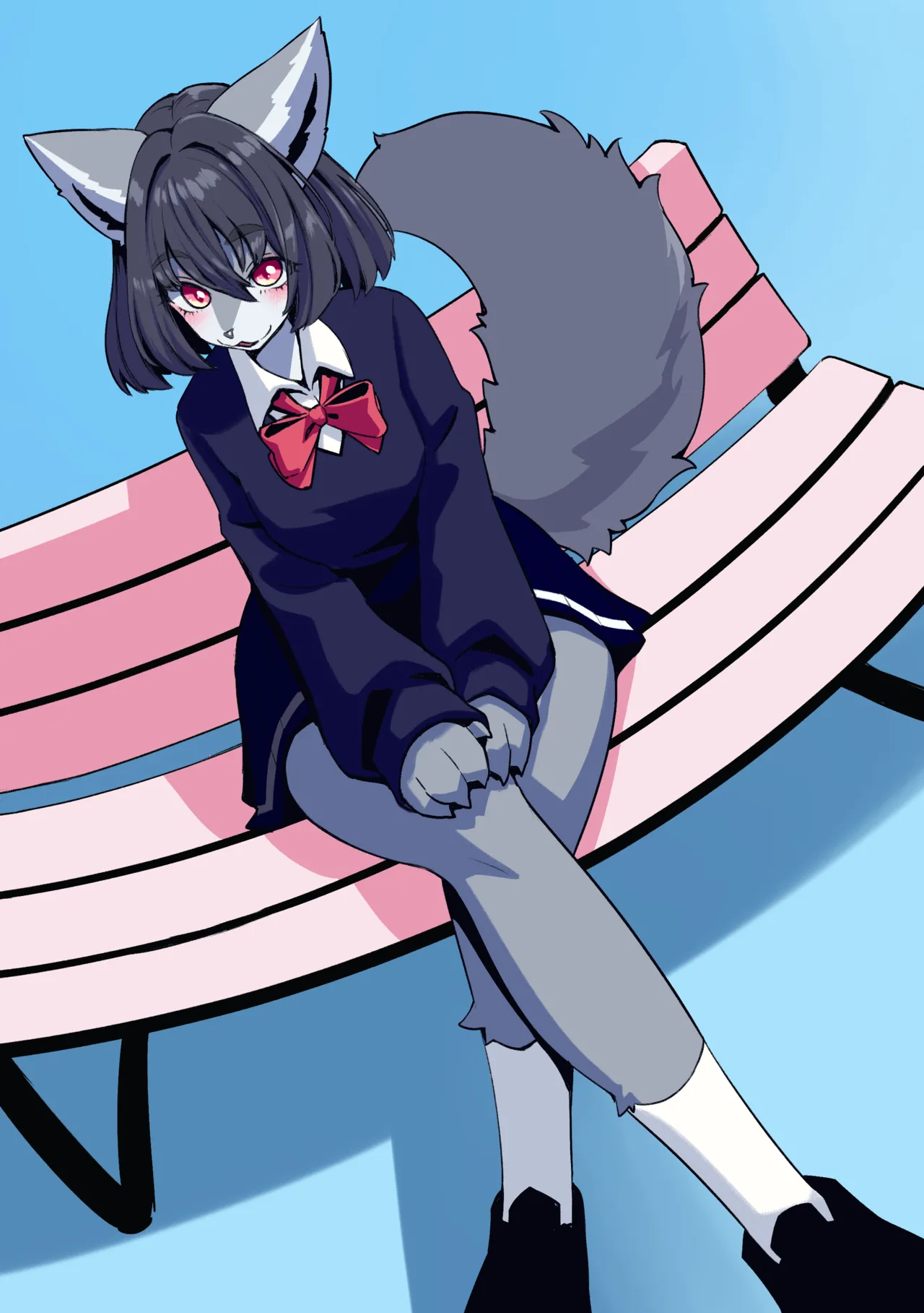 Gray Dog Girl page 1 full