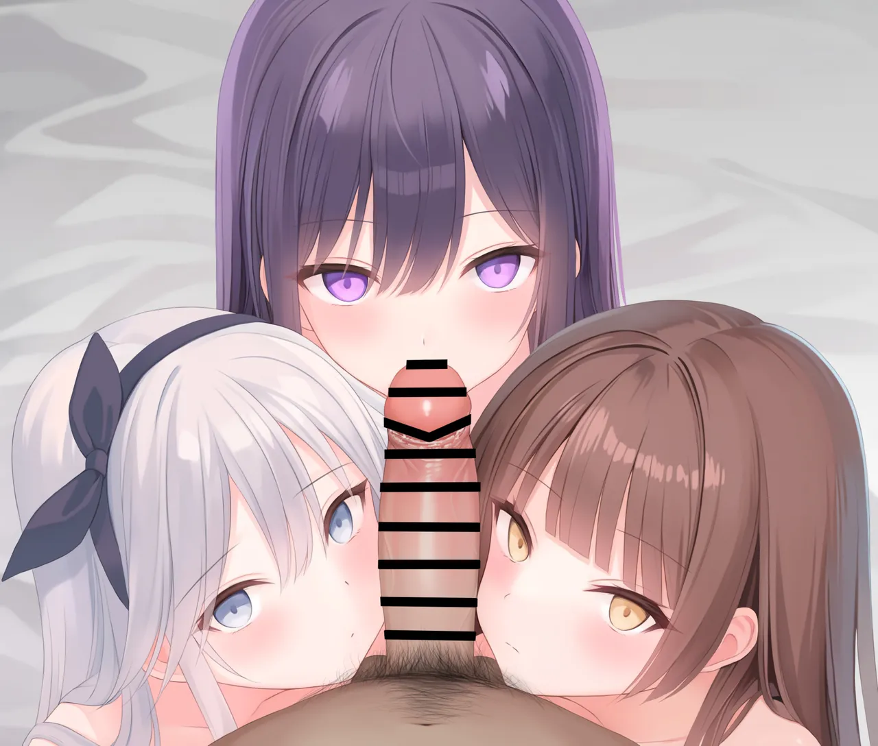 三人に舐めてもらう page 5 full