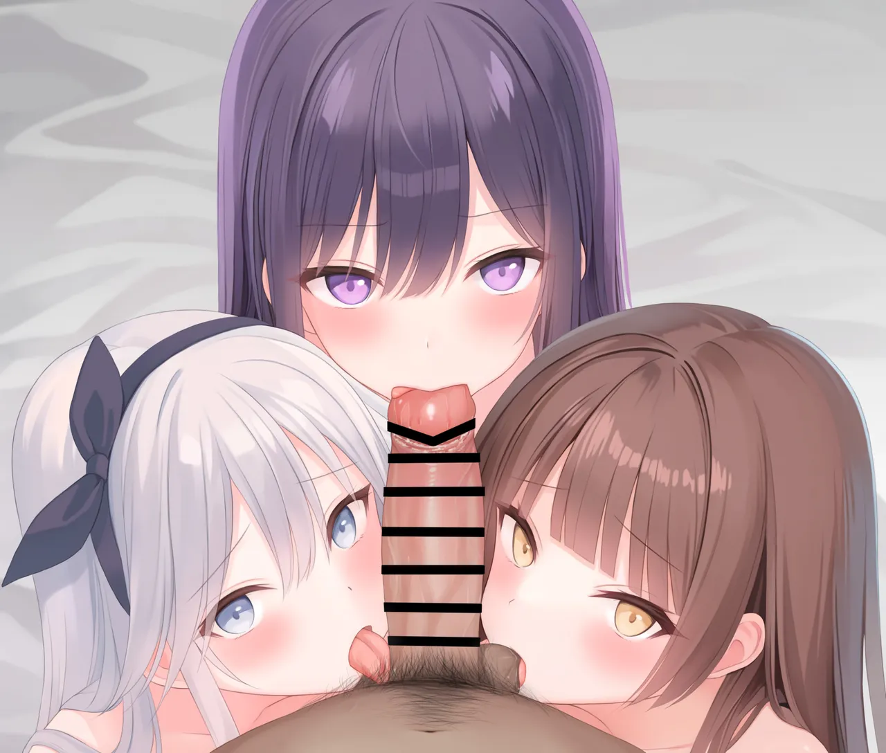 三人に舐めてもらう page 6 full