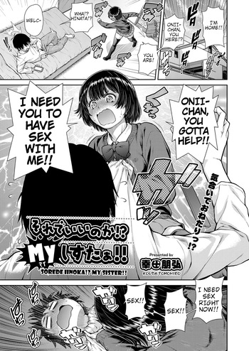 Sorede Iinoka!? My Sister!! cover