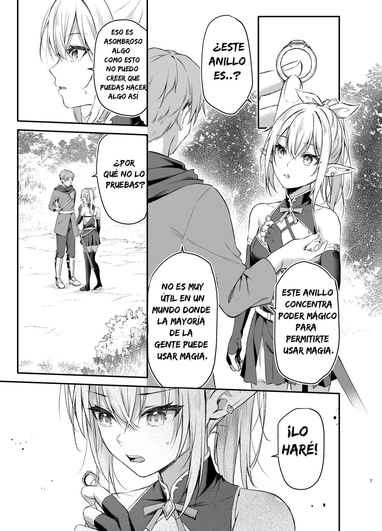 Elf-chan no Saimin Yubiwa Monogatari | Hipnosis de Elf-chan: Anillo de Control page 7 full