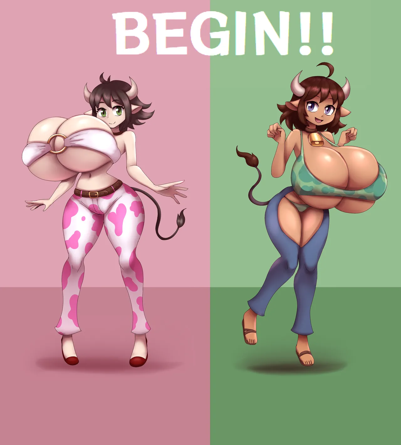 GUINEA VS MILKY! B.E. WARS! page 1 full