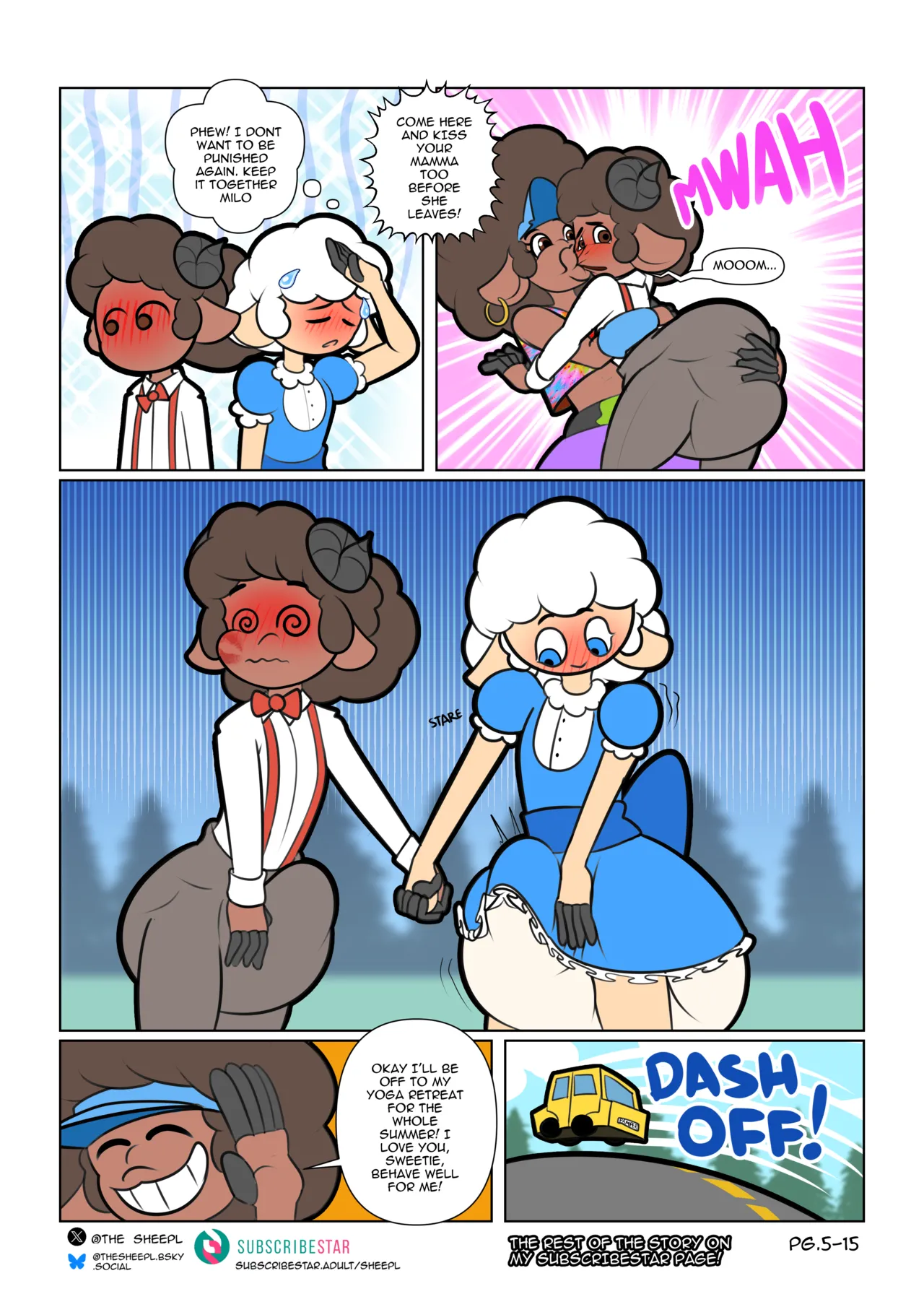 Comic: Chapter 1 - Rich People are Weird page 5 full