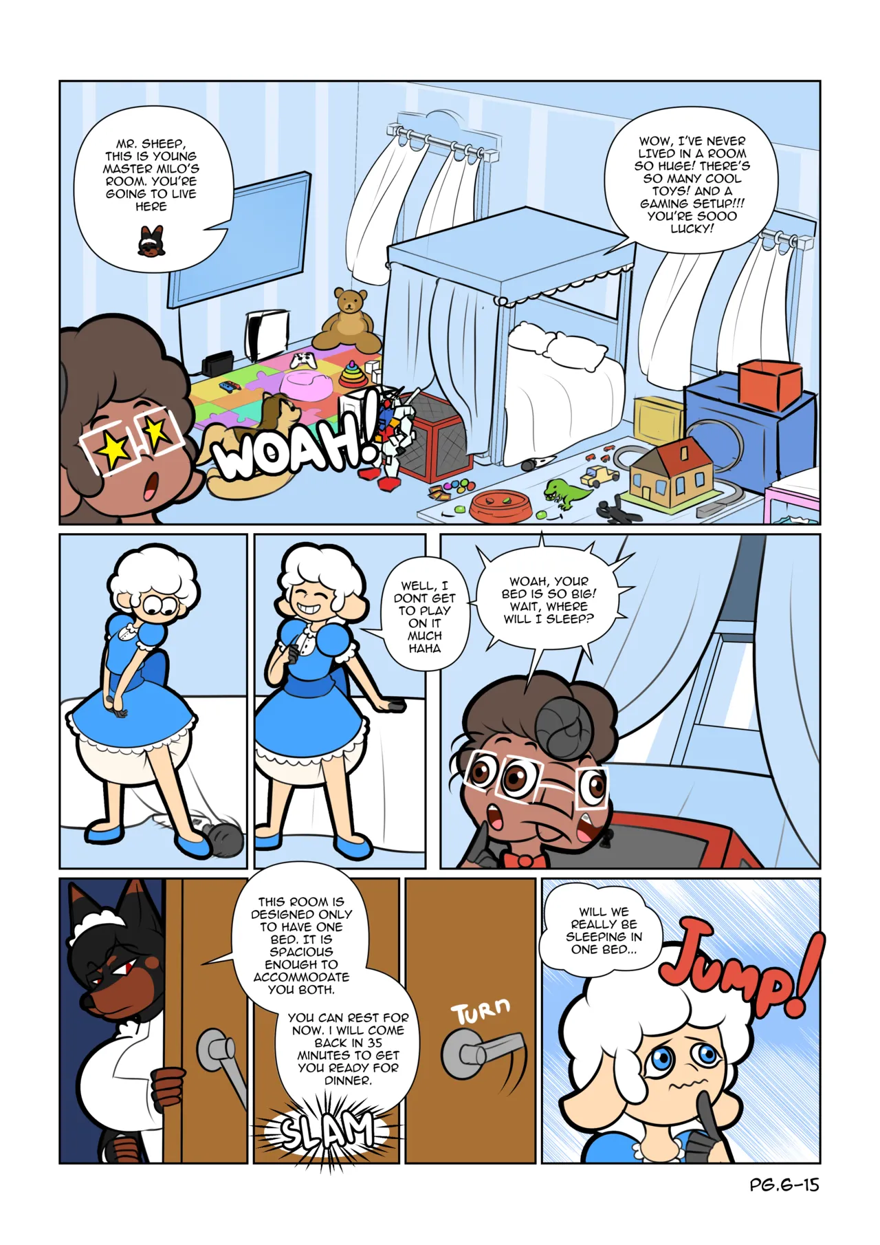 Comic: Chapter 1 - Rich People are Weird page 6 full