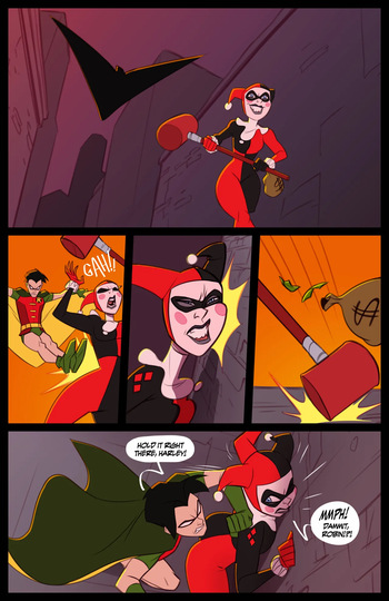 Dc Comics - Harley Quinn &amp; Jason Todd cover