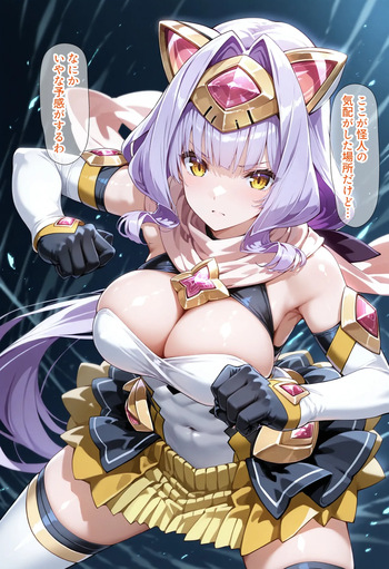 AI魔法少女  Fantasy Heroine Anal Torture Hell __ Four Beautiful Transforming Heroines Captured Chapter 1_Estima●ka vs Ganu●gil cover