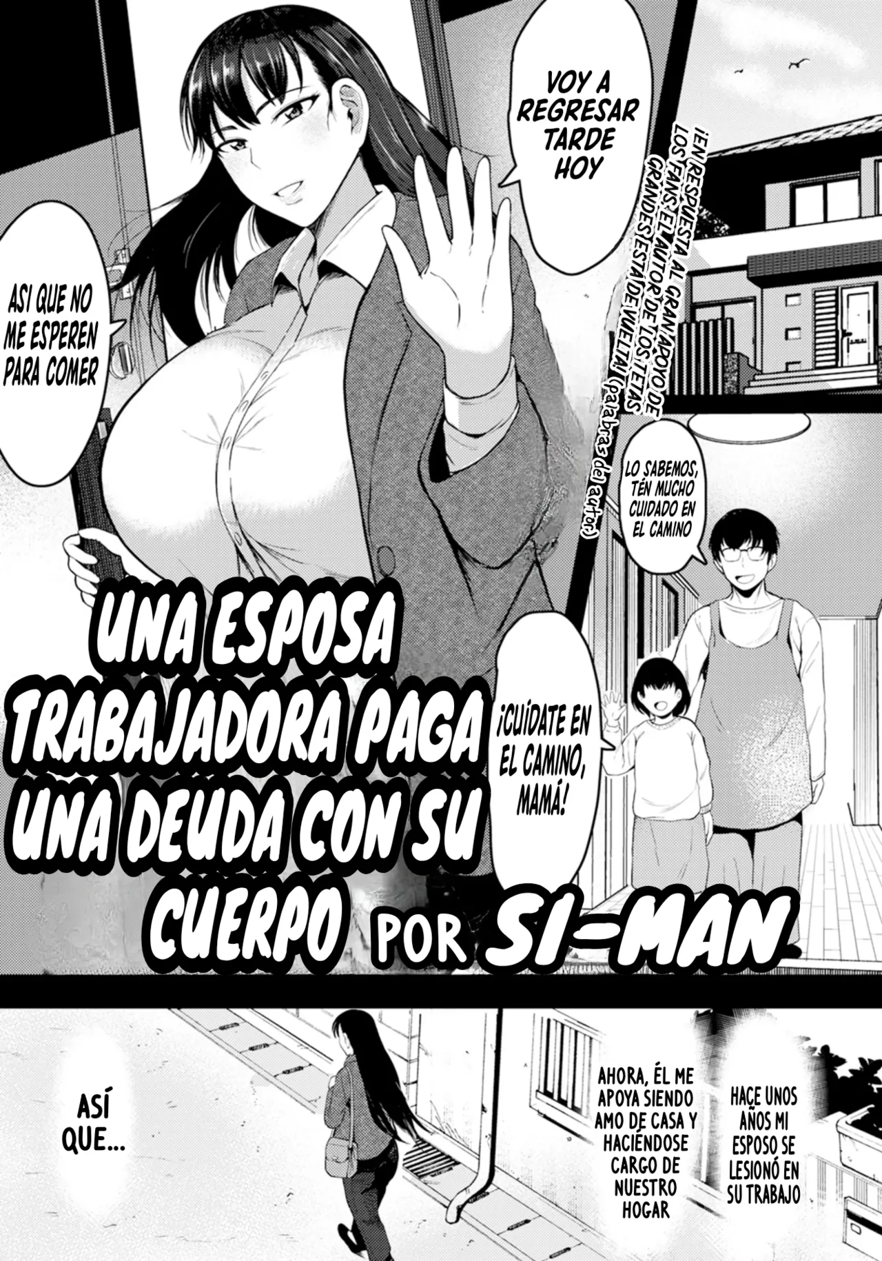 Career Tsuma no Ketsuana Hensai Keikaku｜Una Esposa Trabajadora Paga Una Deuda Con Su Cuerpo page 1 full