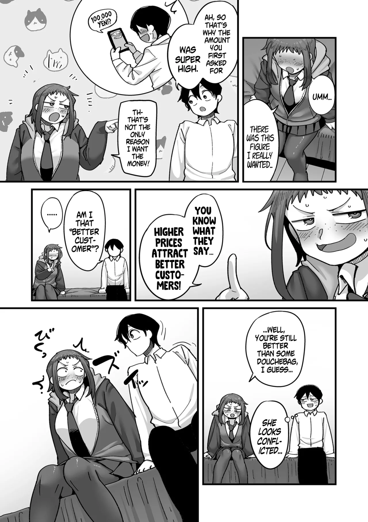 School Prostitution Journal  - Chapter 2: Freckled Introvert Yoshida page 4 full
