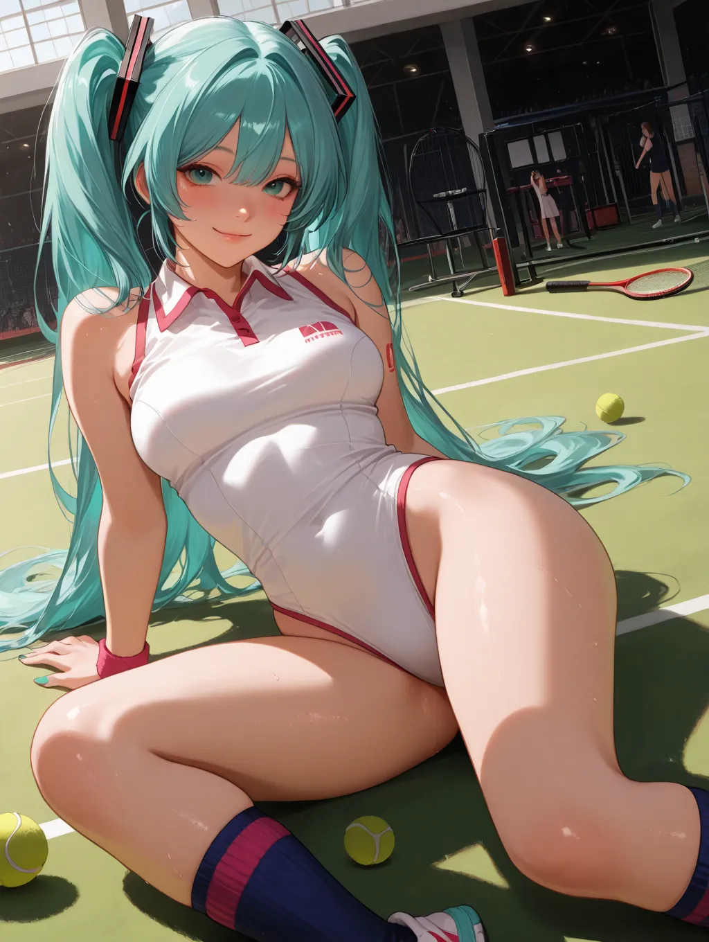Hatsune Miku in the Gym page 2 full