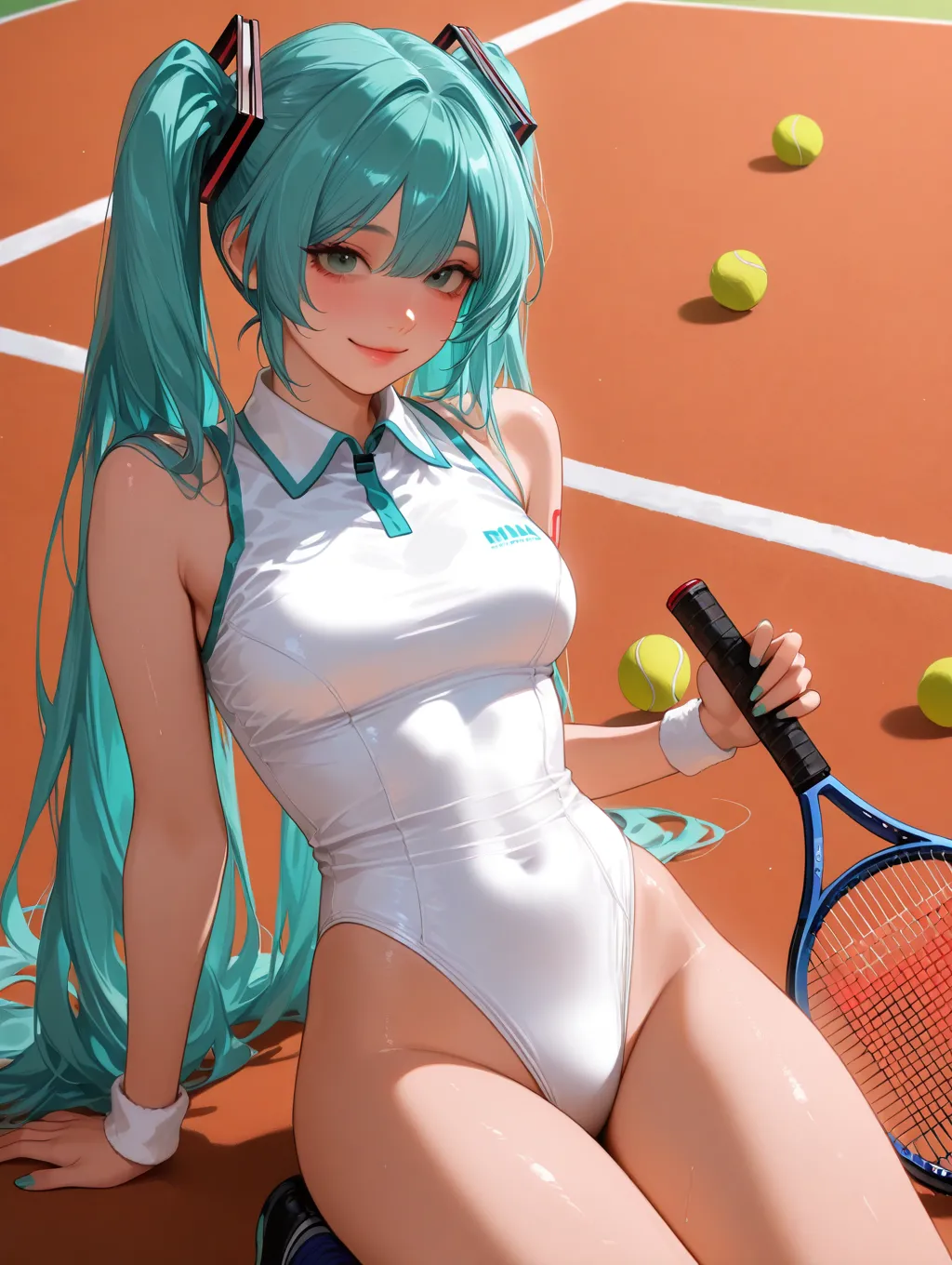 Hatsune Miku in the Gym page 3 full