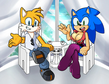 Ask Sonic the Babe and Tails cover
