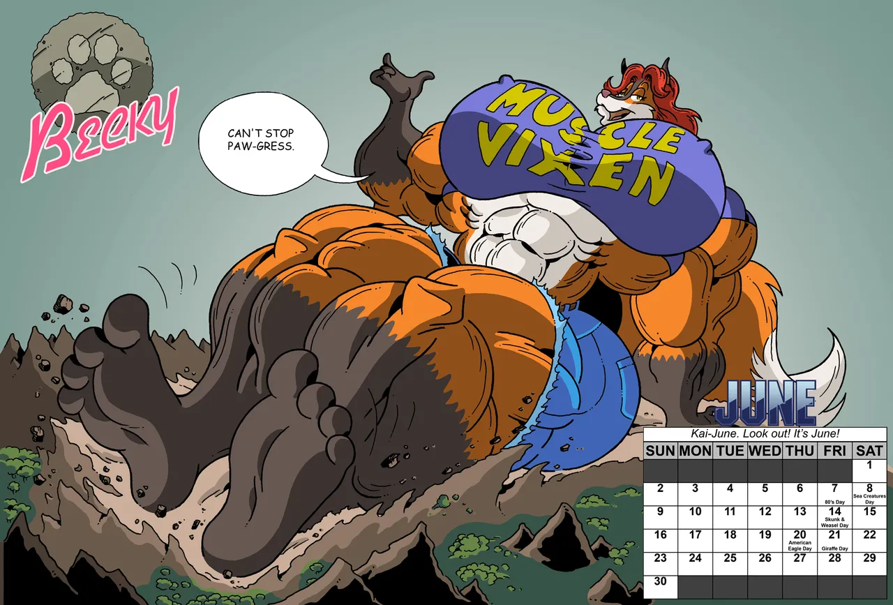 Demolition Queens 2019 Calendar page 7 full