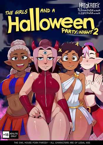 Girls at a Halloween Party 2 cover