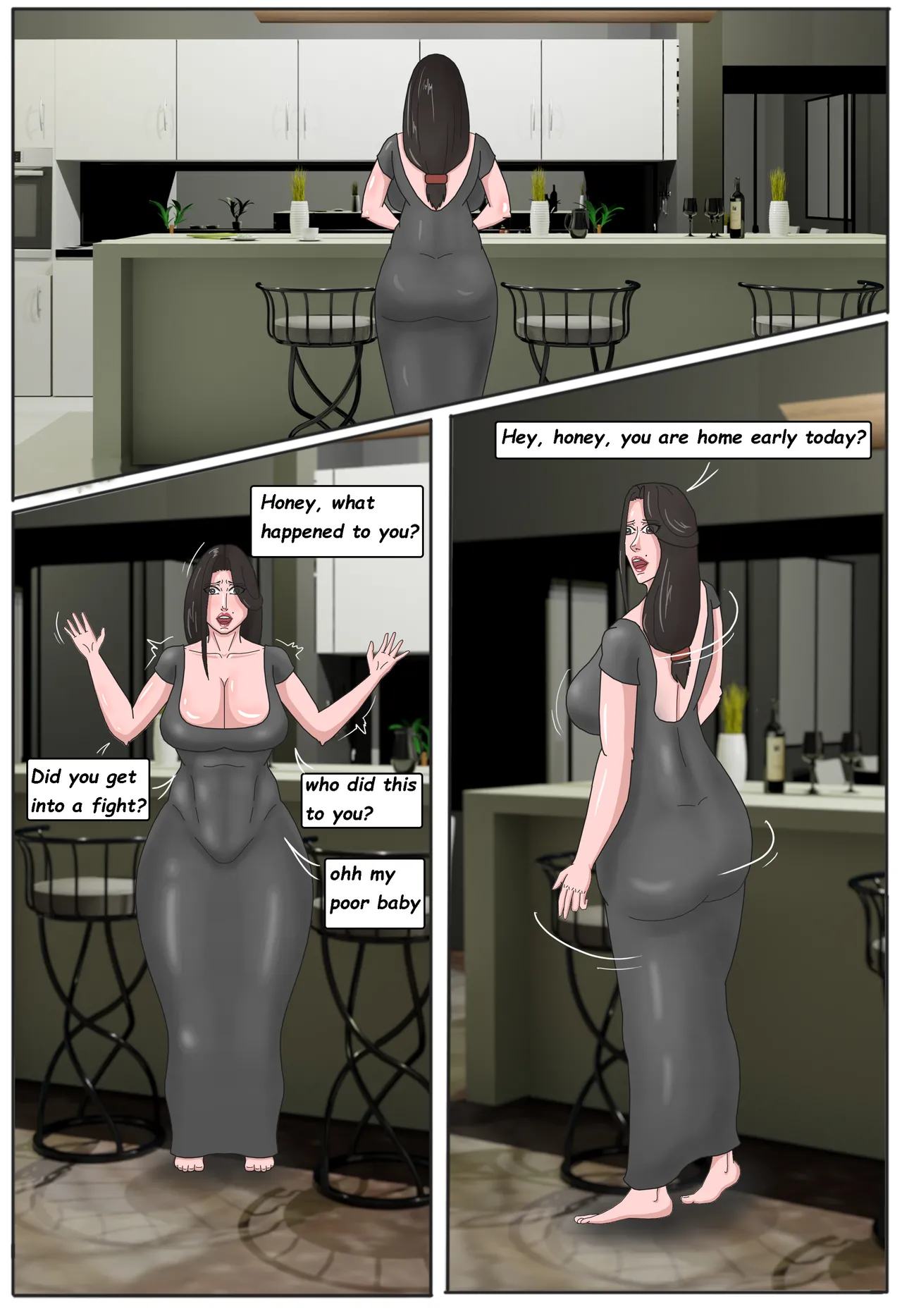 Mom handles the Bully Part- 01 page 3 full