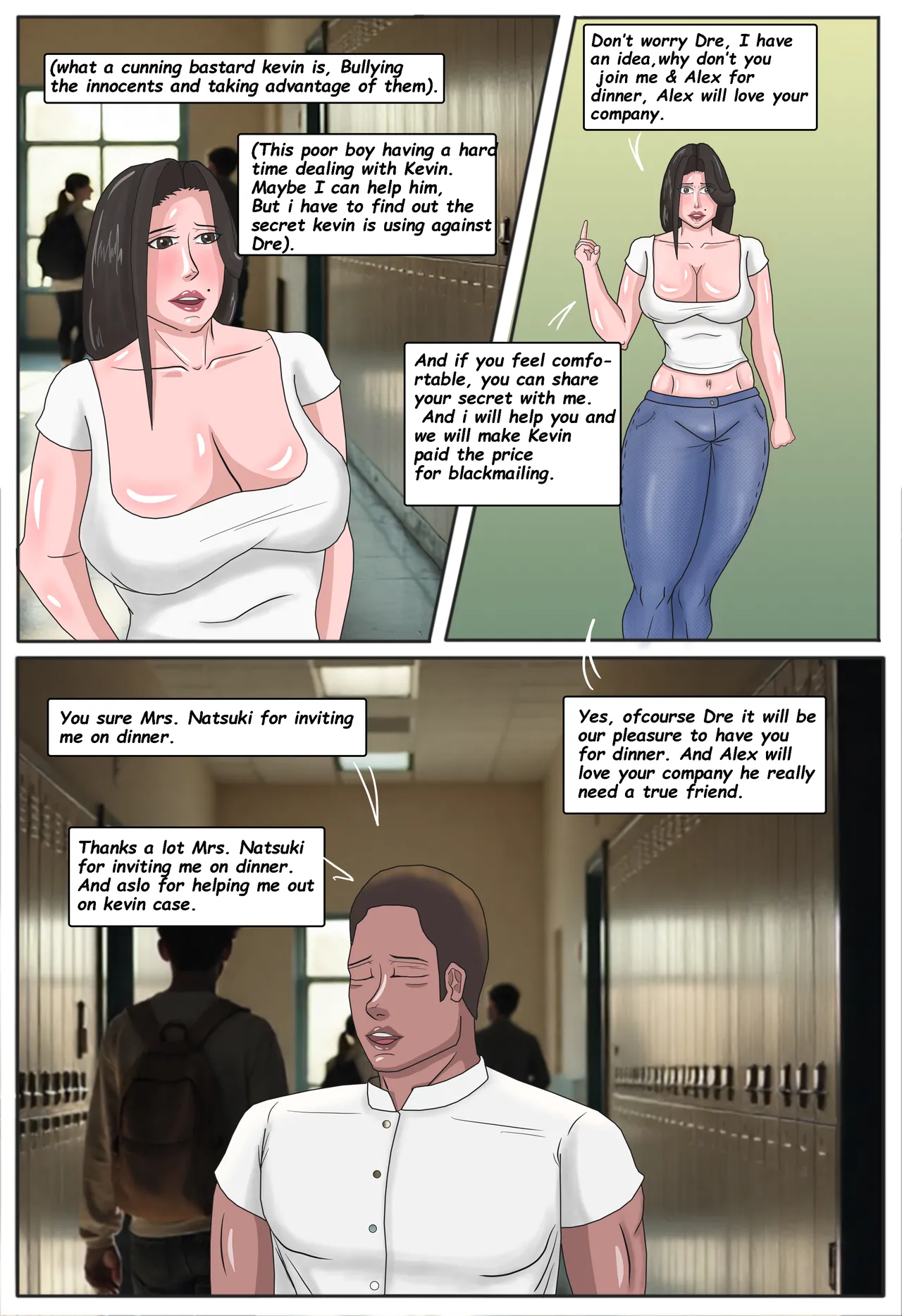 Mom handles the Bully Part- 01 page 7 full